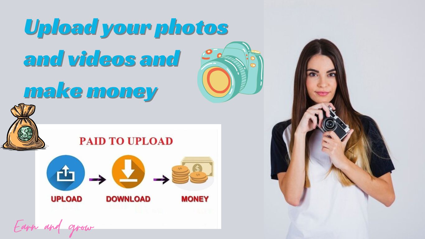 Earn money by uploading photos and videos in Pakistan online